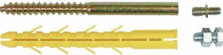 CHEVILLE PLASTIQUE - Fixation robinet de puisage
