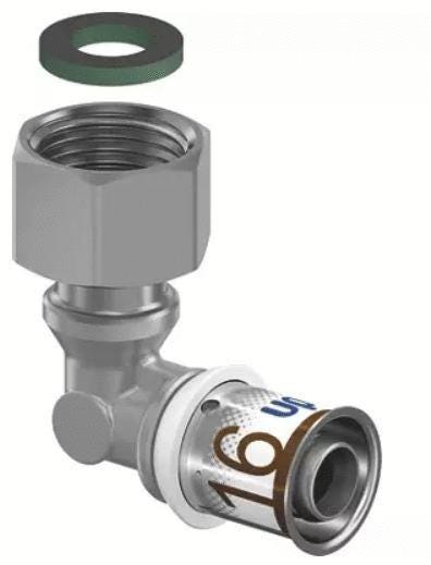 COUDE S-PRESS PLUS MULTICOUCHE - Coude 90° écrou libre