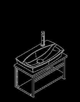 ESQUISSE - Meuble vasque