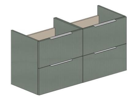 MEUBLE S/P METRO26 4T.PO 120DV SAUGE R. -ENS-