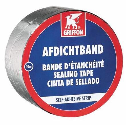 BANDE D'ETANCHEITE ALUMINIUM - Autocollante, à base de bitume, couleur aluminium. Pour étancher, les joints, les jointures et les fissures sur la plupart des supports