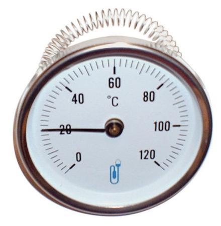 THERMOMETRE - Bimétallique à cadran - Applique
