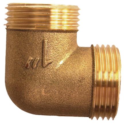 COUDE 94 MM A VISSER LAIT.BRUT 1"1/2  D20007B