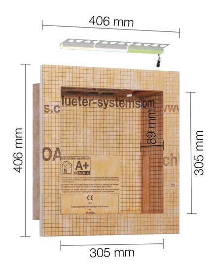 KERDI BOARD-NLTP - Niche murale étanche - A encastrer