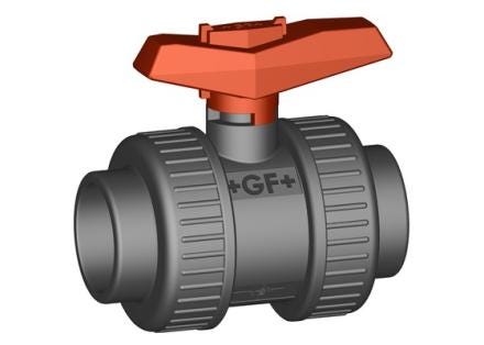 ROBINET BIL.375 PVC/EPDM EMB.    90 161375509 FISCHER GEORG  [161375509]