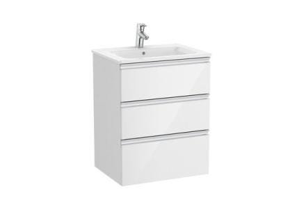 MEUBLE THE GAP UNIK 3T 60CM BLC BR A851484806 ROCA SANITAIRE  [A851484806]