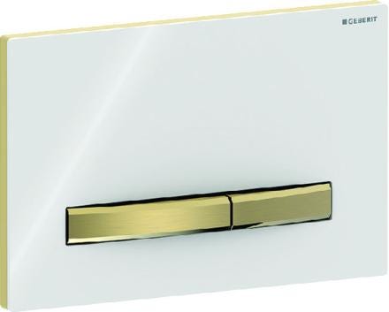 SIGMA - 50 - Plaque de déclenchement double touche en fonte d'aluminium