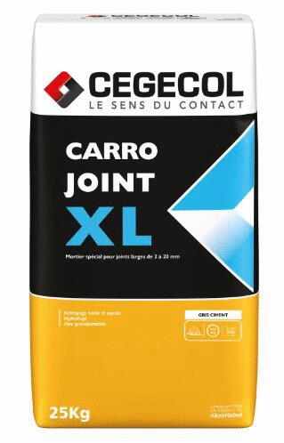 CARROJOINT XL - Mortier de jointoiement pour joints larges de 2 à 20 mm