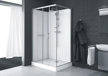 CABINE KARA RECT. 120X80 P.COUL.  L11KA8R0801 LEDA