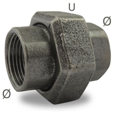 UNION CONIQ.FF NOIR 4"          1003400010200 CODITAL FRANCE  [1003400010200]