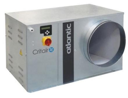 CAISSON D'EXTRACTION SIMPLE FLUX - Critair BC - Pour application résidentielle et petit tertiaire