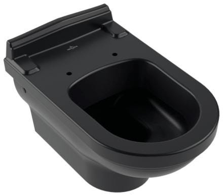 CUVETTE WC HOMMAGE SUSP 37X30 NOIR   6661B0R7 VILLEROY BOCH  [6661B0R7]