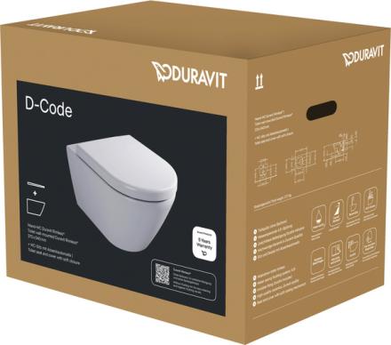 PACK WC SUSP. D-CODE 54CM  BLC BR  49030900B2 DURAVIT  [49030900B2]