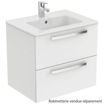 MEUBLE PLAN ULYSSE 2T. 60CM GRIS      E3256TI IDEAL STANDARD FRANCE