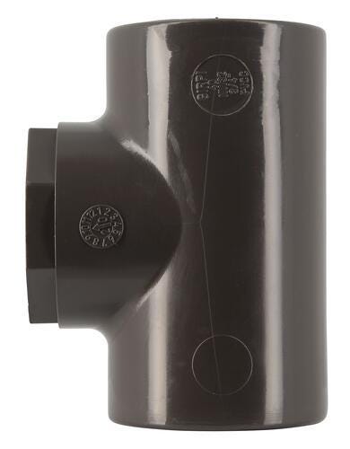 TE A COLLER / A VISSER HTA FER/PVC - FFF - 90°