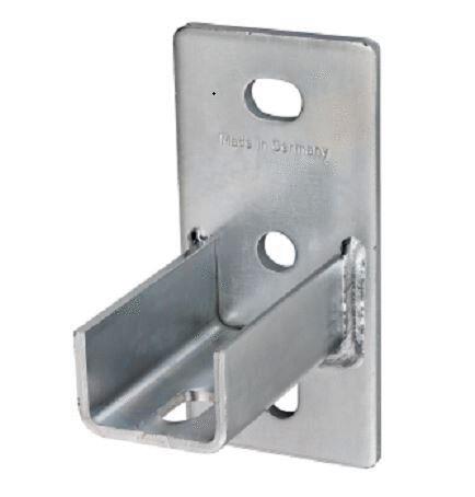 ACCESSOIRES POUR RAIL - Platine U MPC, électrozinguée