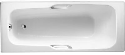 PRELUDE - Baignoire rectangulaire en fonte émaillée