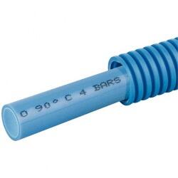 TUBE PE-XC AQUACOME - Ecotube(bleu) - Préfourreauté