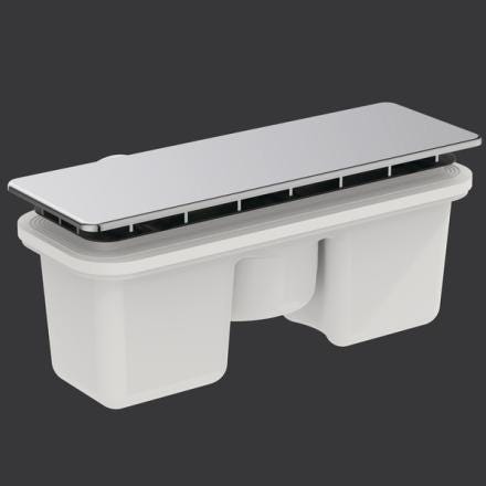BONDE RECT MINCE ULTRAFLAT NEW    CHR T5327AA IDEAL STANDARD FRANCE