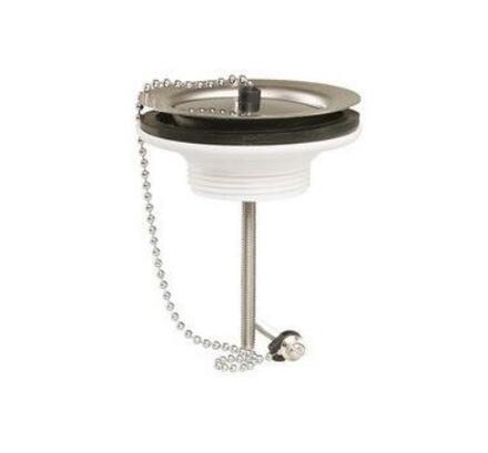 BONDE - Inox-Plastique - Pour évier grès perçage ø 60 mm