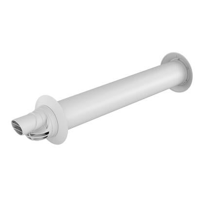 ROLUX CONDENSATION CONCENTRIQUE - Terminal excentrique horizontal PP/PVC système collier