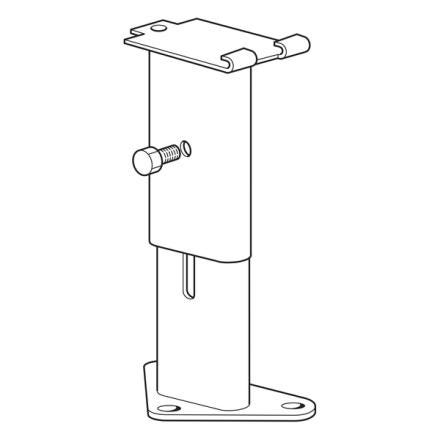 PIED REGLABLE CHORUS 90/120        4131068SAV FINIMETAL - RADSON  [4131068SAV]