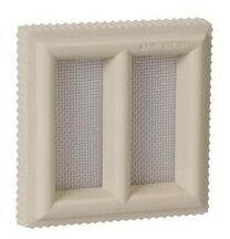 GRILLE D'AERATION A SCELLER - Claustra en PVC sable