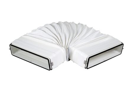 CONDUIT RECTANGULAIRE RIGIDE - Pour réseau équivalent Ø 80 ou 100 mm