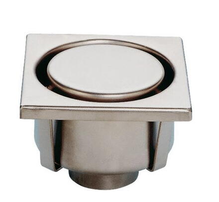 SIPHON SANS REPRISE D'ETANCHEITE - Siphon inox 150x150 à sortie 63 verticale