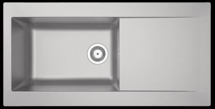 EVIER A ENC.EINNA 1C1E 100X50 PLAT ESEE100U31 MODERNA FRANCE