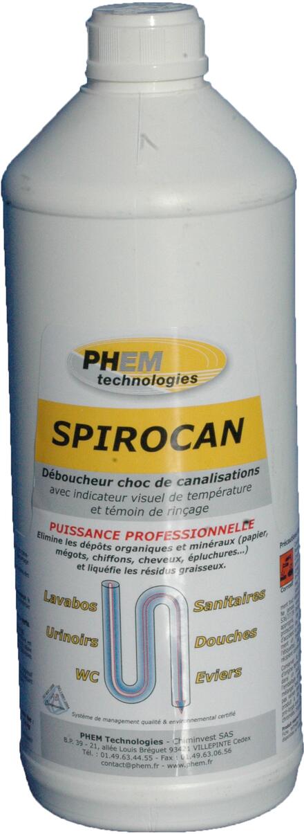 SPIROCAN - Déboucheur choc des canalisations