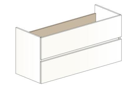 MEUBLE S/PLAN EAZY26 2T 120CM BLANC BR.RC0215