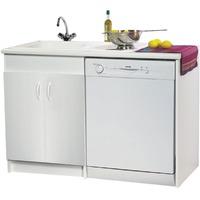 MEUBLE LAVE VAISSELLE 140X77 2P.2C  S15V82077