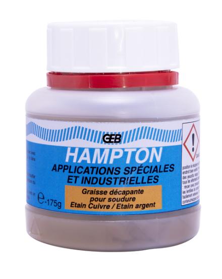PRODUIT DE BRASAGE/SOUDAGE - HAMPTON - Graisse décapante pour soudure à l’étain / spécial soudures industrielles