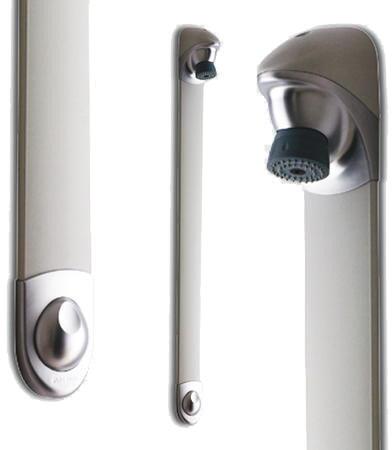 DL 400 SE - Robinet douche temporisé à bouton poussoir applique ou à encastrer