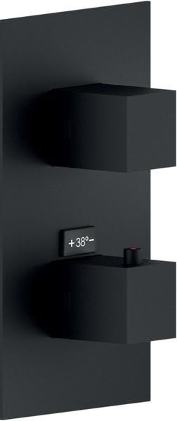 FACADE THERMO. CUBE VELVET BLACK  WE00102/QBM NOBILI RUBINETTERIE  [WE00102/QBM]