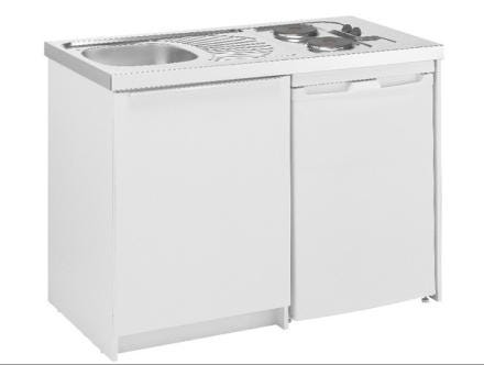 MEUBLE BAS CLASSIK 1P.120CM BLANC  ABCE120D05