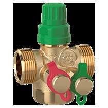 VANNE LAITON AVEC PRISES DE PRESSION 1/2" MAL THERMADOR  [145437H20]