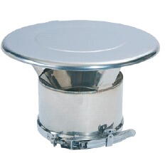 CONDUIT RIGIDE - DOUBLE PAROI INOX 316/304 - SPECIAL POELE A PELLETS - Inox - Pour poêle à pellets