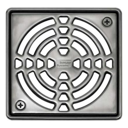 KERDI-DRAIN GRILLE/CADRE E         KDR15ED1SB SCHLUTER SYSTEMS  [KDR15ED1SB]