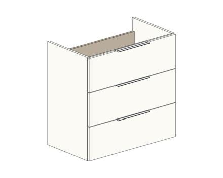 MEUBLE S/P METRO26 3T.PO 80 BLC        RC0145
