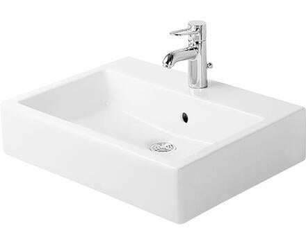 VERO - Lavabo avec trop-plein et plage de robinetterie