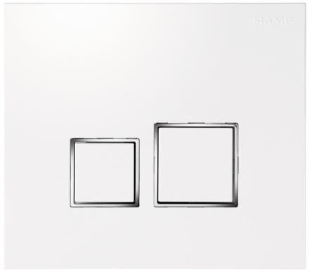 PLAQUE COMM.DV SQUARE BLC/BRIL.SIAMP 31204010 SIAMP CEDAP  [31204010]