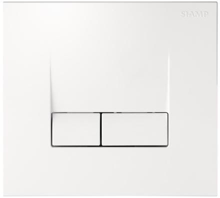SMARTY - Plaque de commande double touche ABS