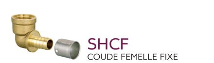 COUDE FIXE MALE/FEMELLE - A Sertir