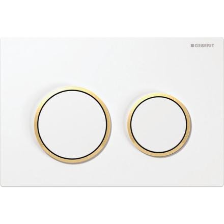 PLAQUE DECL.DBL.T.OMEGA 20  GEBERIT 115085KK1 GEBERIT  [115.085.KK.1]