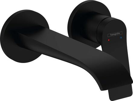 MITIGEUR LAV MUR.VIVENIS 19.5 NOIR/M 75050670 HANSGROHE  [75050670] 