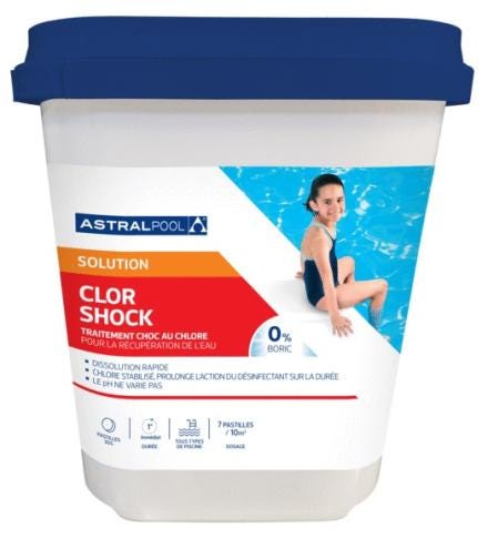 CHLORE CHOC 5KG 30G 0% BORIC ASTRAL  A25005SB
