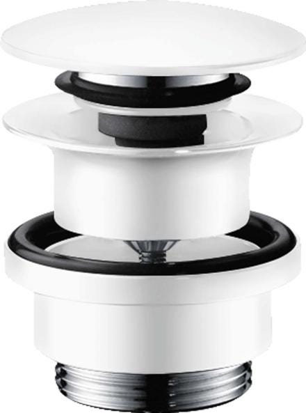 GARNITURE VID.LAV PUSH-OPEN  BLC/MAT 50100700 HANSGROHE  [50100700] 