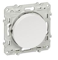 BOUTON POUSSOIR 10A VIS ODACE BLANC   S526206